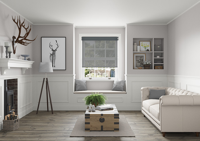 Rimini (Blackout), Storm Cloud & Optima Alto - Double Roller Blind - Image 6